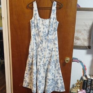 Joie Blue and White Floral Dress